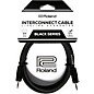Open Box Roland Black Series 3.5mm TRS-3.5mm TRS Balanced Interconnect Cable Level 1 5 ft. Black