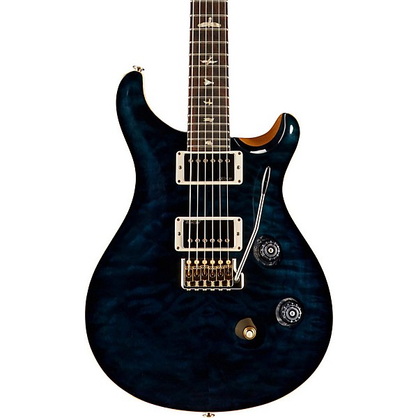 PRS Wood Library Custom 24 Quilted Maple 10 Top Electric Guitar Slate Blue