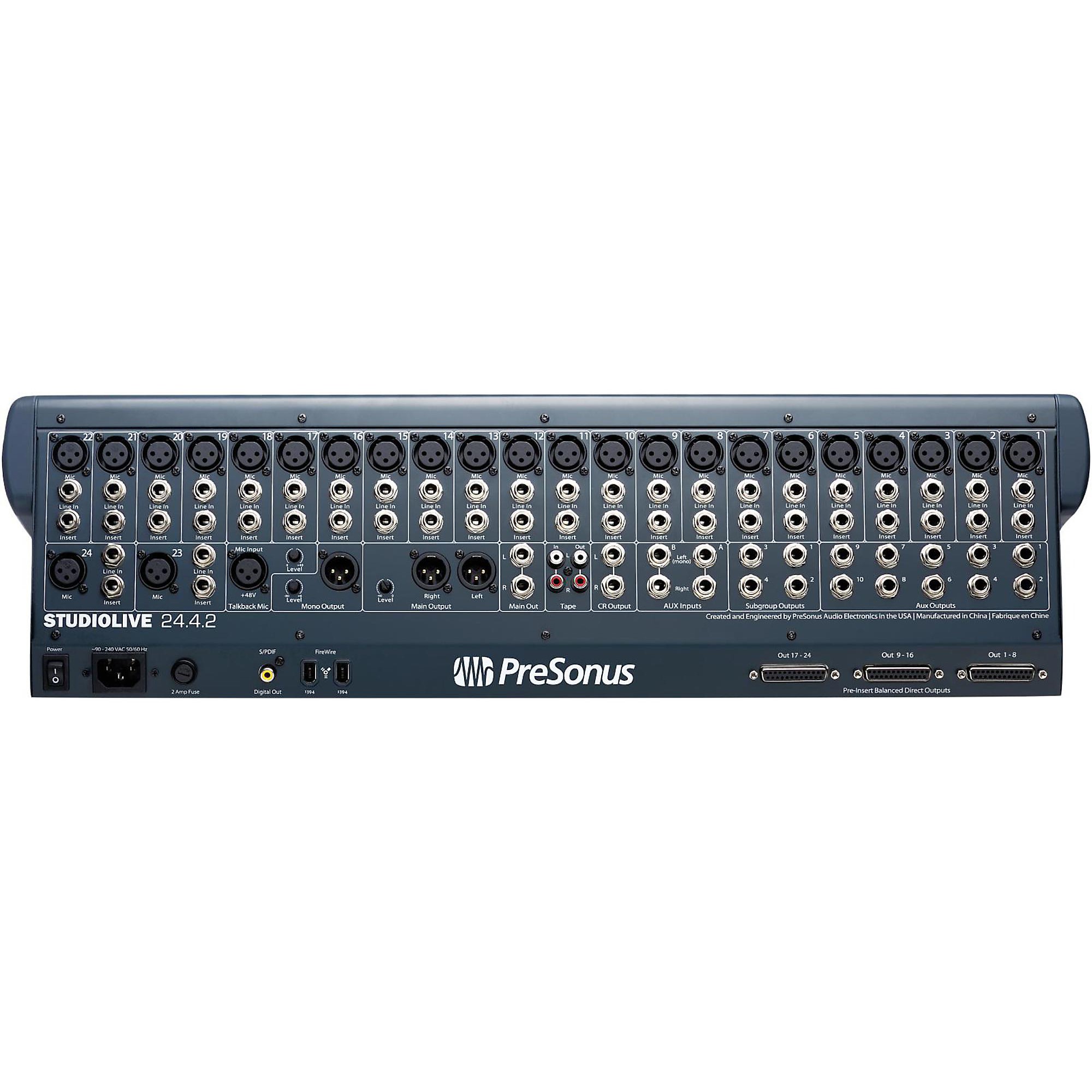 PreSonus StudioLive 24.4.2 with ATA Wood Flight Case