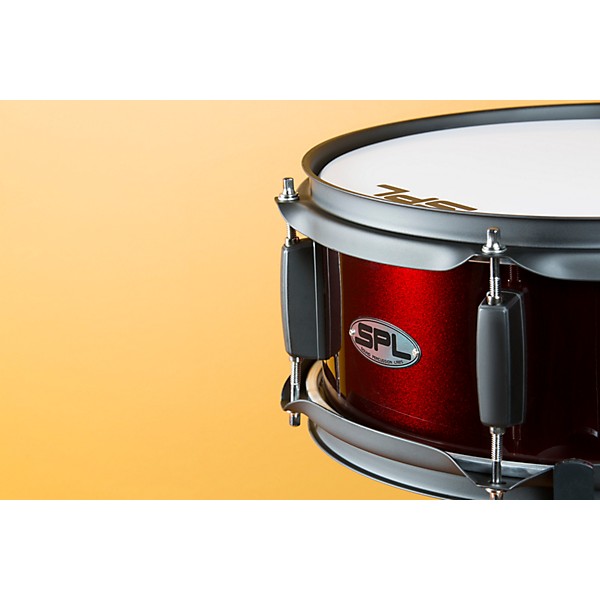 Sound Percussion Labs Kicker Pro 5-Piece Drum Set with Stands, Cymbals and Throne Wine Red