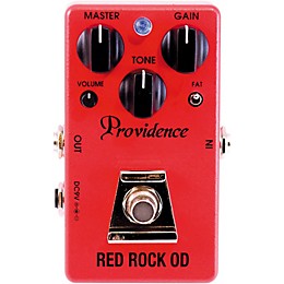 Open Box Providence Red Rock OD / Overdrive Effects Pedal Level 1