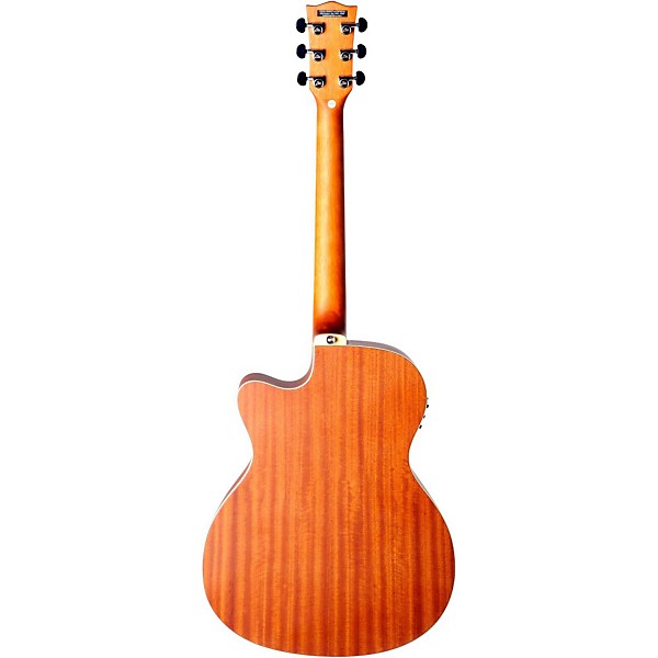 EKO TRI Series Auditorium Cutaway Acoustic-Electric Guitar Natural
