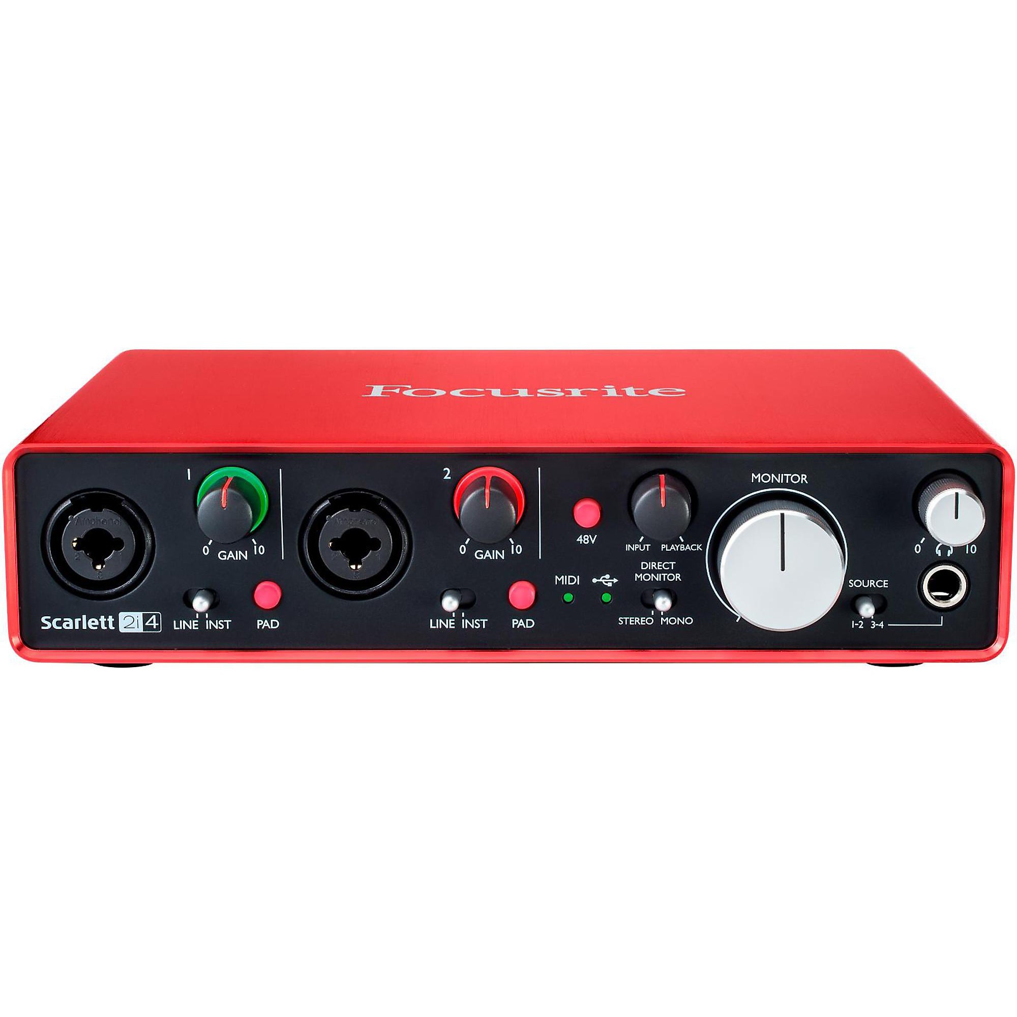 Focusrite Scarlett 2i4 (2nd Generation) USB Audio Interface