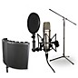RODE Recording Microphone Package With NT1-A Condenser Microphone, SM6 Shockmount, Pop Filter, CAD VS1 Vocalshield, Boom Stand and 20' XLR Cable thumbnail
