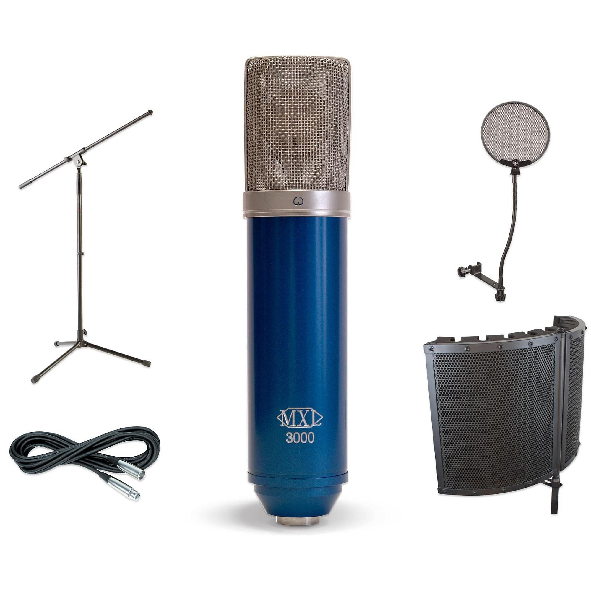 MXL 3000 VS1 Stand Pop Filter and Cable Kit | Guitar Center