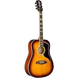 EKO Ranger VI Vintage Reissue Dreadnought Acoustic Guitar Honey Burst