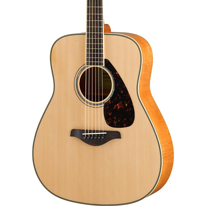 Yamaha FG840 Dreadnought Acoustic Guitar Natural | Guitar Center