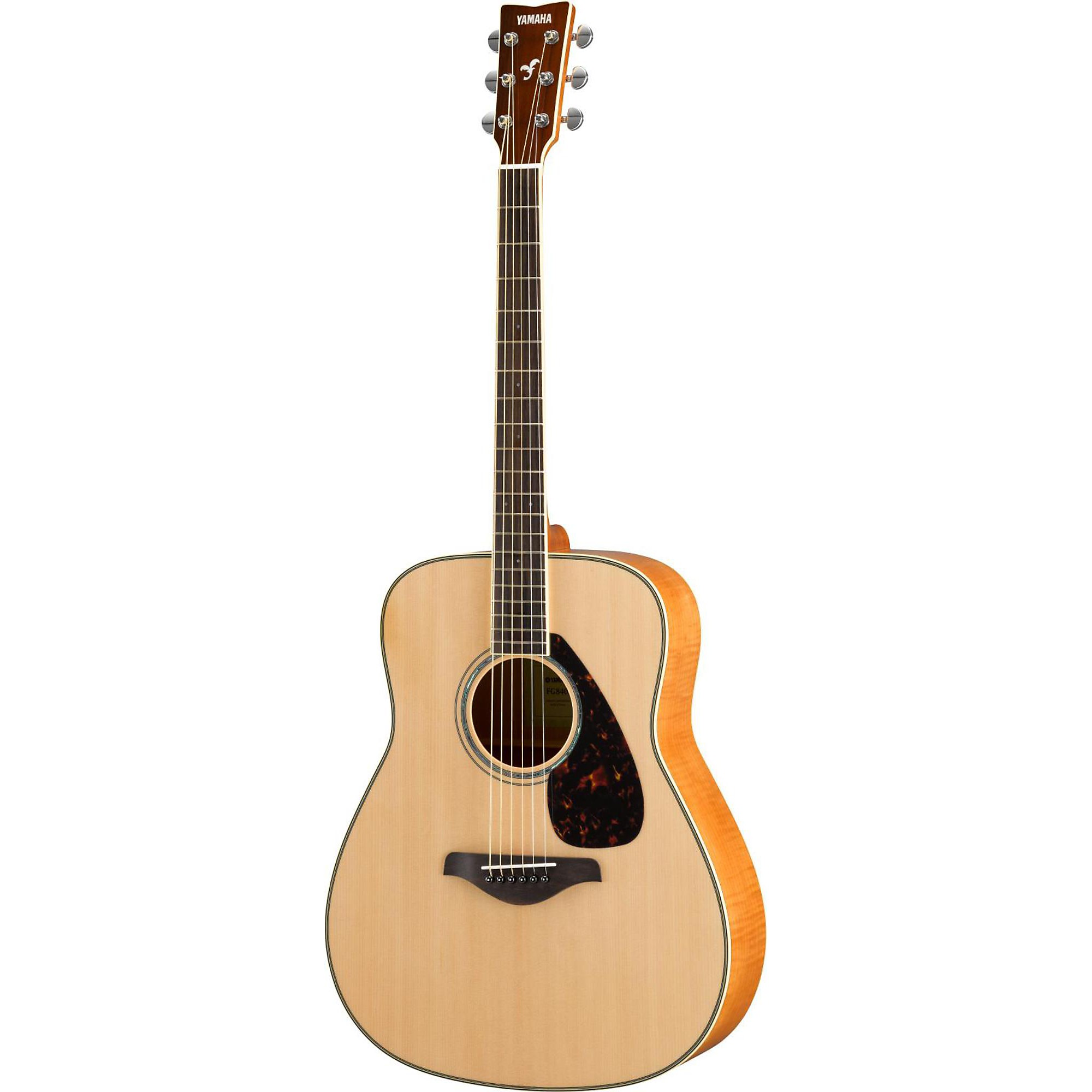 Yamaha FG840 Dreadnought Acoustic Guitar Natural | Guitar Center
