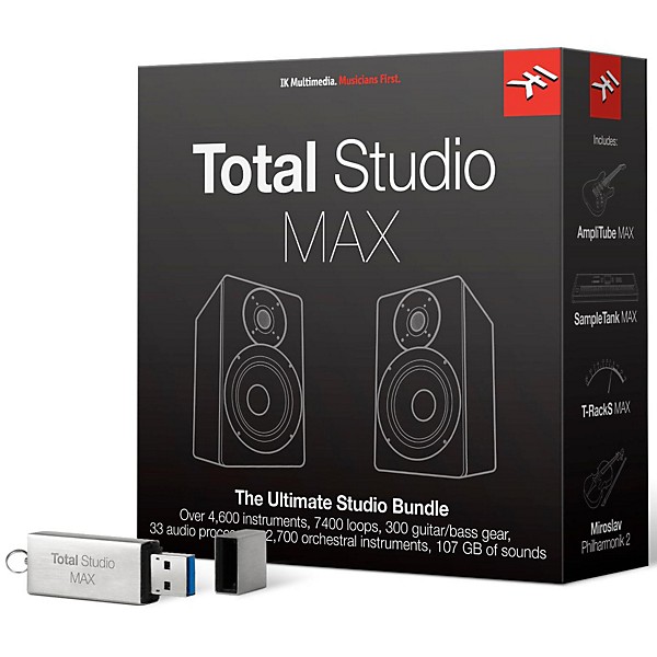 IK Multimedia Total Studio MAX Upgrade