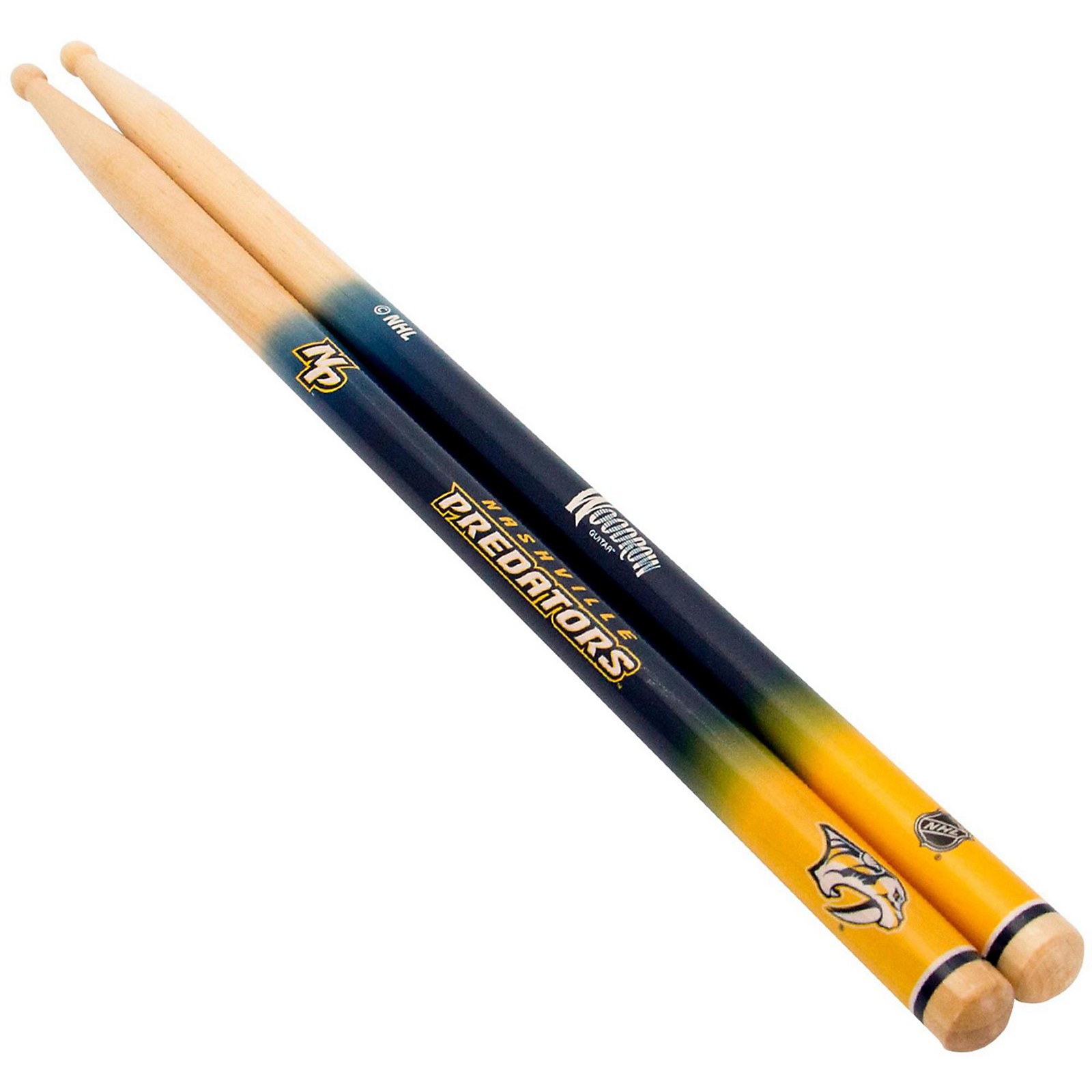 Woodrow Guitars Nhl Collectible Drum Sticks Nashville Predators 5a