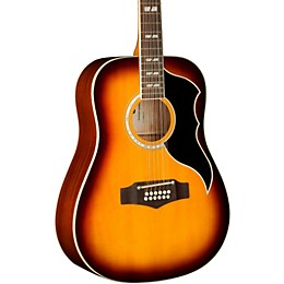 EKO Ranger XII Vintage Reissue 12-String Dreadnought Acoustic Guitar Honey Burst