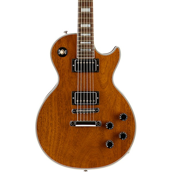 Gibson Custom Les Paul Custom Mahogany Top Electric Guitar Walnut Stain