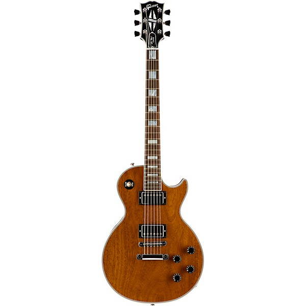 Gibson Custom Les Paul Custom Mahogany Top Electric Guitar Walnut Stain