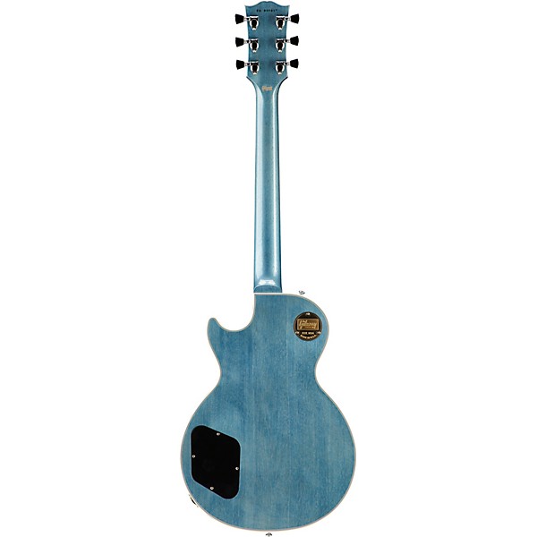 Gibson Custom Les Paul Custom Mahogany Top Electric Guitar TV Pelham Blue