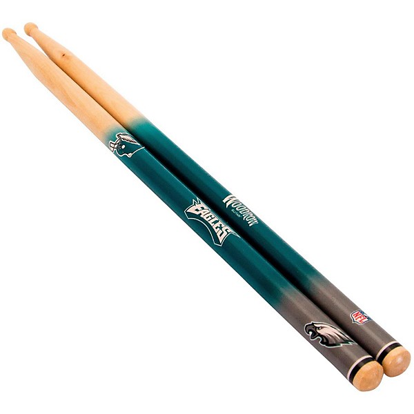 Woodrow Guitars NFL Drum Sticks Philadelphia Eagles 5A