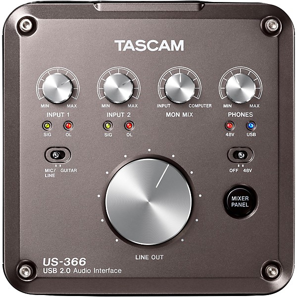 TASCAM US-366, K52 and 990 Package