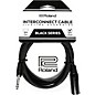 Roland Black Series 1/4" TRS-XLR(Male) Interconnect Cable 5 ft. Black