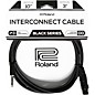 Roland Black Series 1/4" TRS-XLR(Female) Interconnect Cable 10 ft. Black