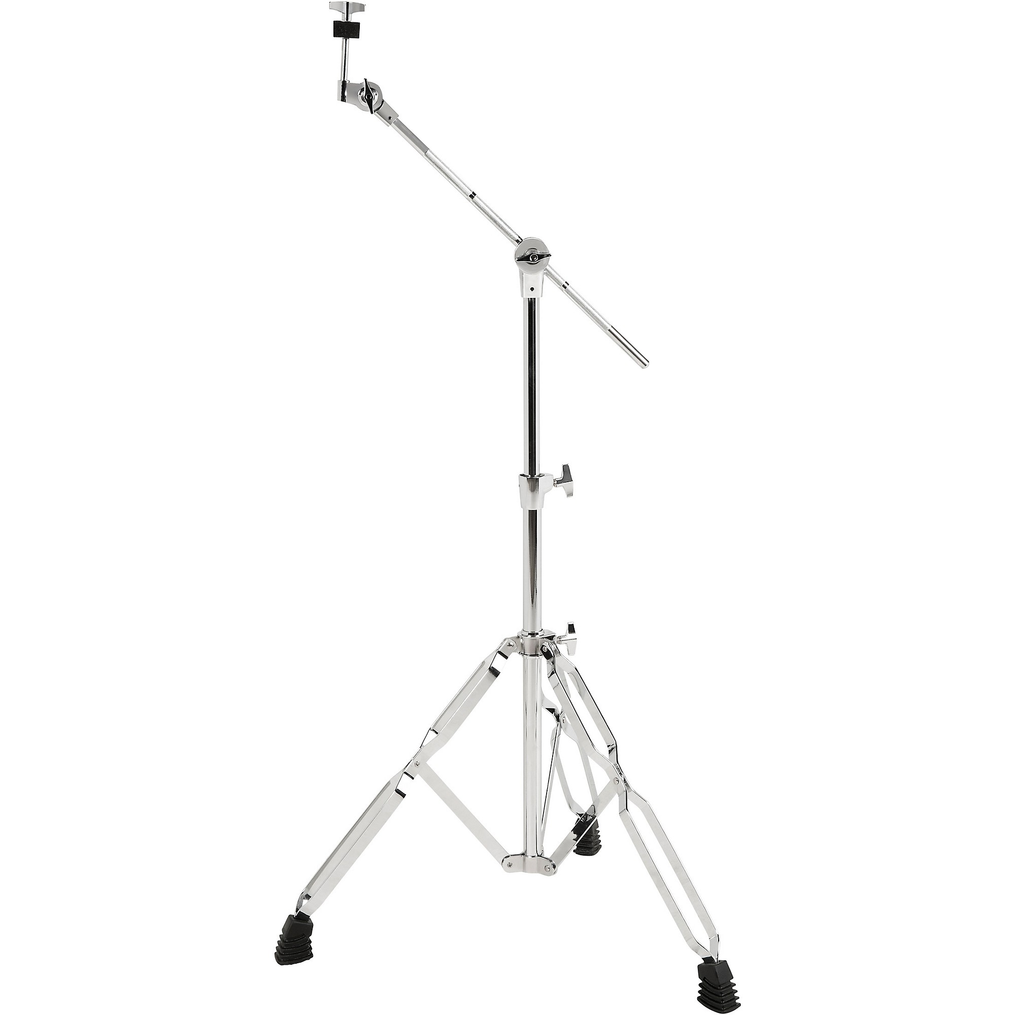Straight Cymbal Stand Heavy Duty Chrome Double Braced Percussion Tripod 
