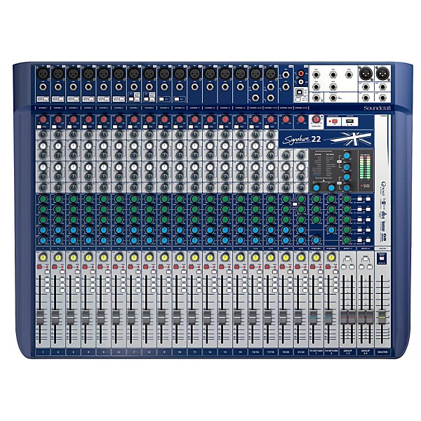 Soundcraft Signature 22 22-Input Analog Mixer with Effects