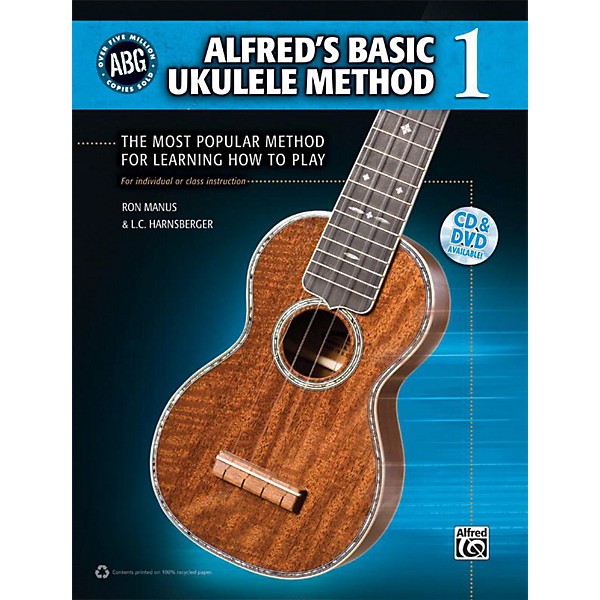 Alfred Alfred's Basic Ukulele Method 1 - Book, CD & DVD