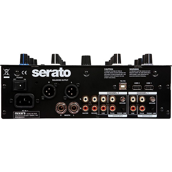 Open Box Mixars DUO Official Serato DJ Mixer | Guitar Center