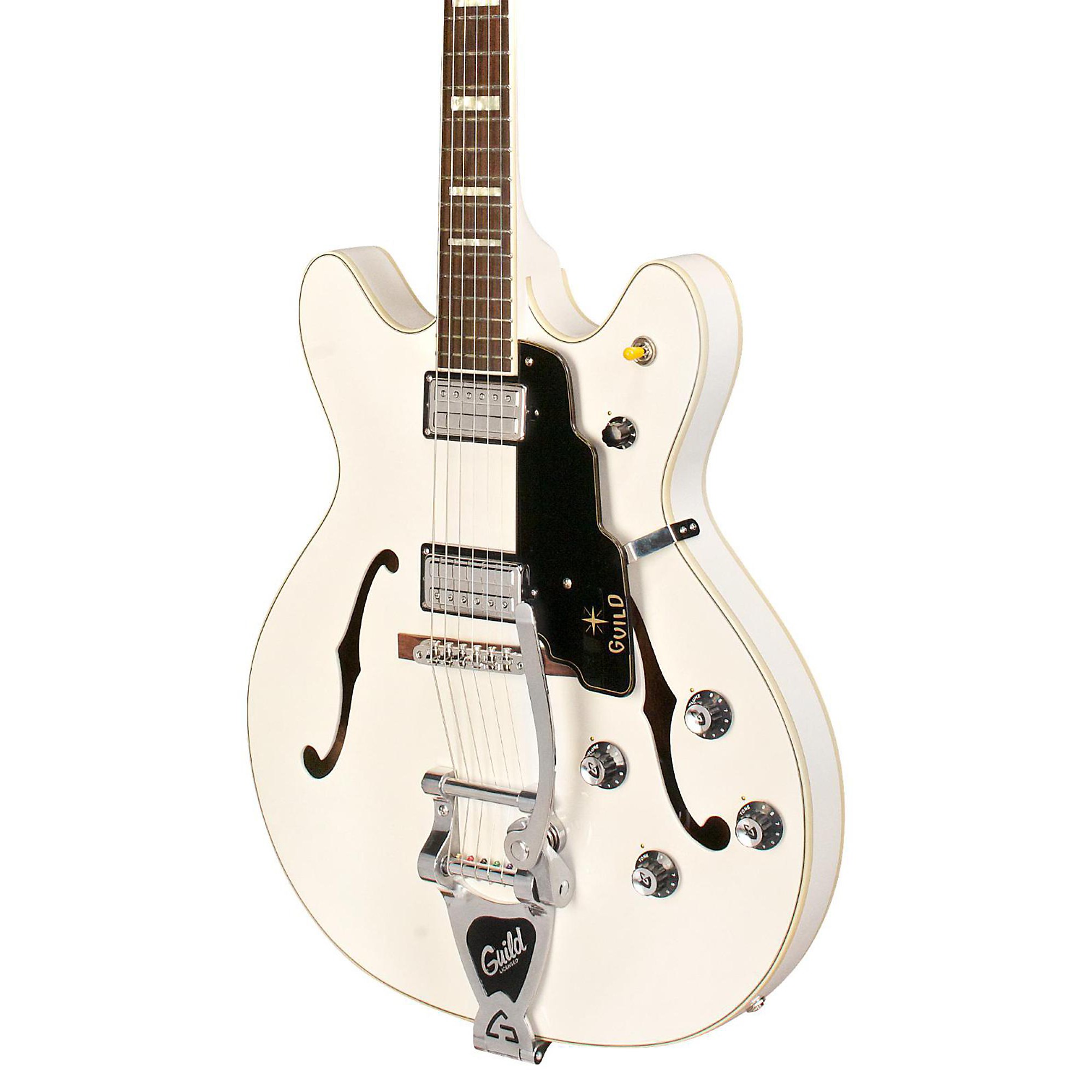 ギター Guild starfire v White Guild Starfire V Semi-Hollowbody Electric Guitar White | Guitar Center