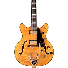 Guild Starfire VI Flamed Maple Semi-Hollow Electric Guitar With Guild Vibrato Tailpiece Blonde