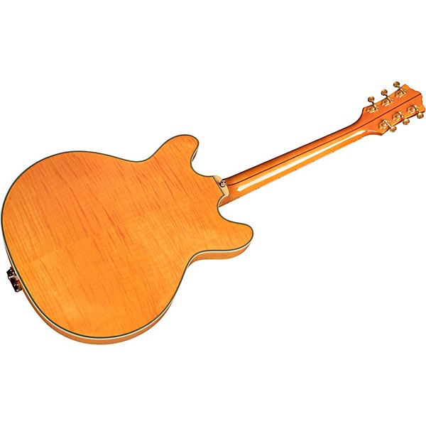 Guild Starfire VI Flamed Maple Semi-Hollow Electric Guitar With Guild Vibrato Tailpiece Blonde