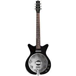 Open Box Danelectro '59 Acoustic-Electric Resonator Guitar Level 2 Black 190839763877