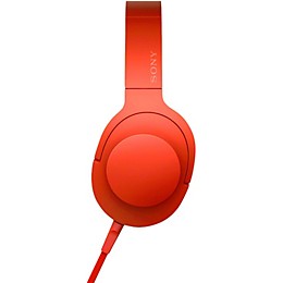 Sony MDR100AAP h.ear Full Size Headphones Red