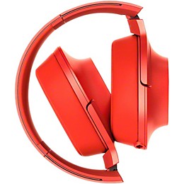 Sony MDR100AAP h.ear Full Size Headphones Red