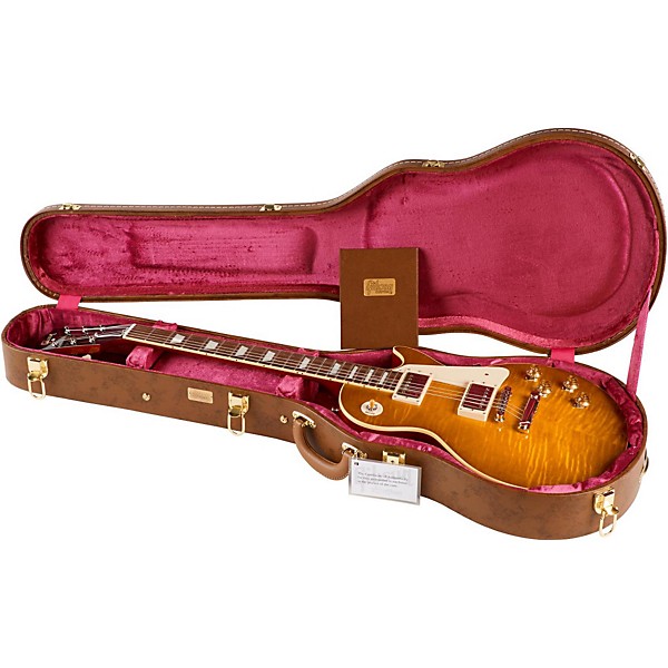 Gibson Custom Standard Historic 1959 Les Paul Reissue Gloss Electric Guitar Lemon Burst