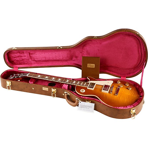 Gibson Custom Standard Historic 1959 Les Paul Reissue Gloss Electric Guitar Sunrise Tea Burst