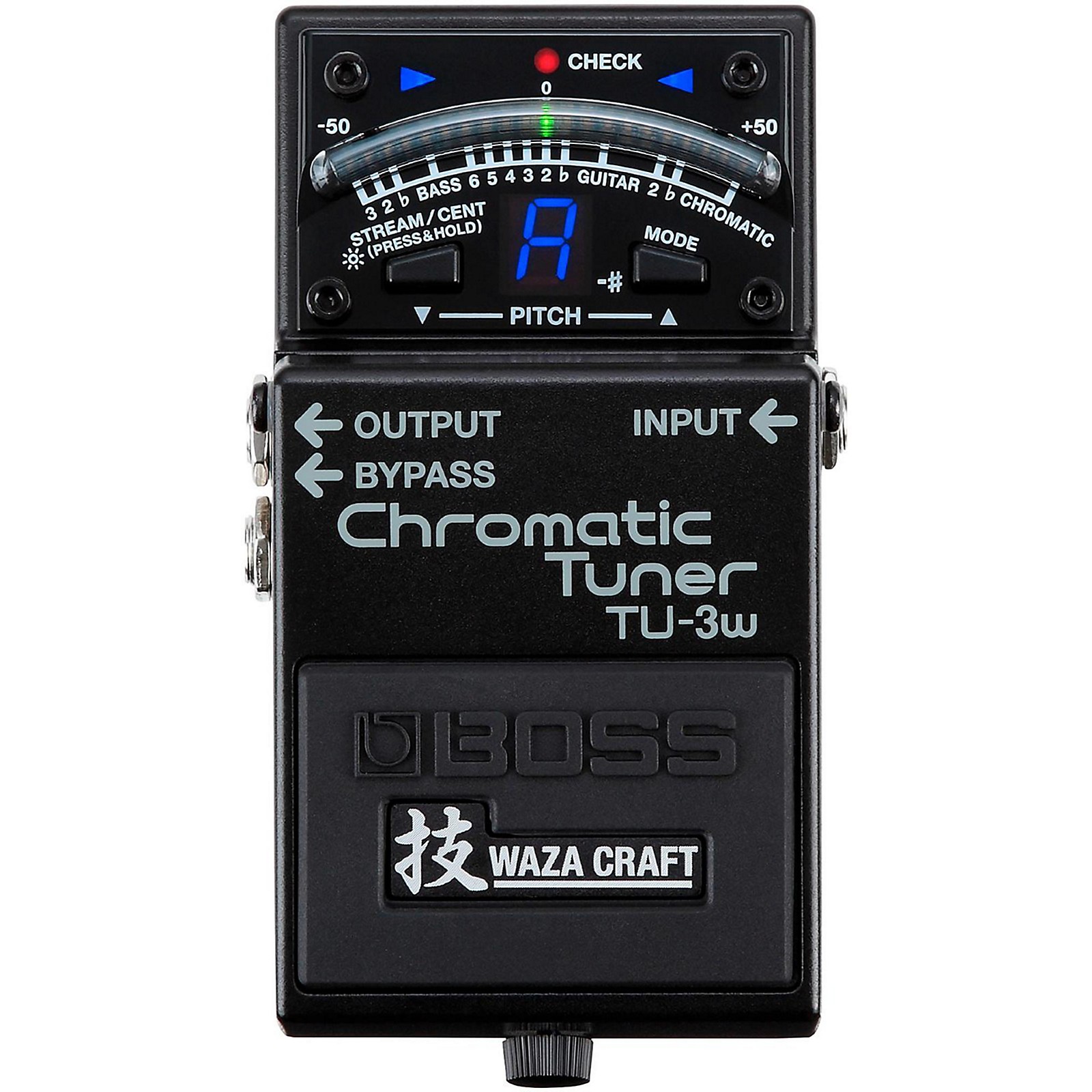 BOSS TU-3W Waza Craft Chromatic Tuner Pedal