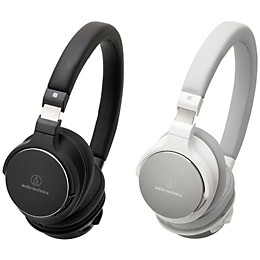 Open Box Audio-Technica ATH-SR5BTBK Bluetooth On Ear Headphones Hi-Res With Controls Level 1