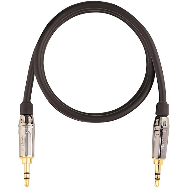 Livewire Elite Interconnect Cable 3.5 mm TRS Male to 3.5 mm TRS Male 3 ft. Black