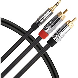 Livewire Elite Interconnect Y-Cable 3.5 mm TRS... Livewire Elite Interconnect Y-Cable 3.5 mm TRS Male to RCA Male 9 ft. Black