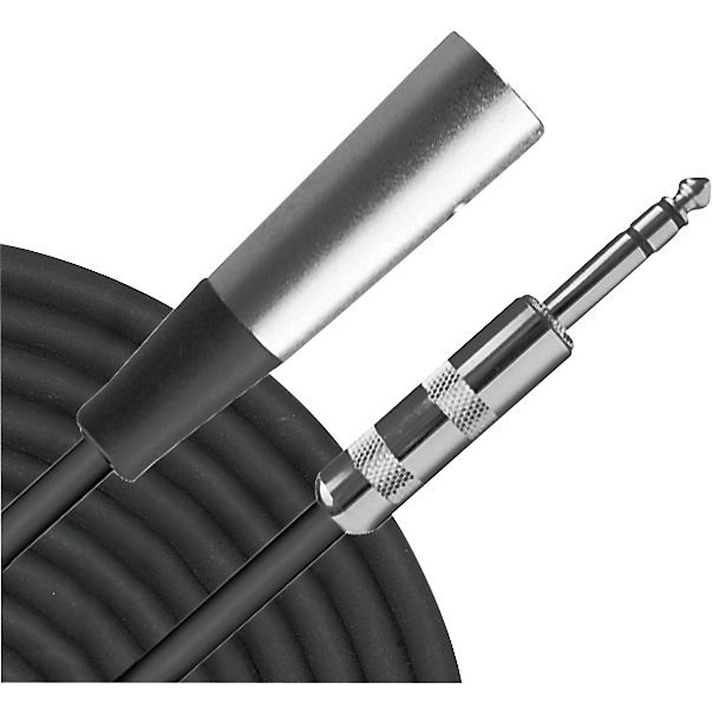 Livewire Advantage Interconnect Cable 1/4in TRS Male to XLR Male 10 ft. Black