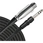Livewire Essential Interconnect Cable 1/4" TRS Male to XLR Female 10 ft. Black thumbnail