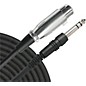 Livewire Essential Interconnect Cable 1/4" TRS Male to XLR Female 5 ft. Black thumbnail