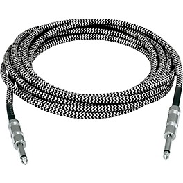 Musician's Gear Tweed Standard Instrument Cable 20 ft. Black and Silver