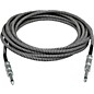 Musician's Gear Tweed Standard Instrument Cable 20 ft. Black and Silver thumbnail