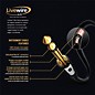 Livewire Elite Angled/Straight Instrument Cable 25 ft. Black