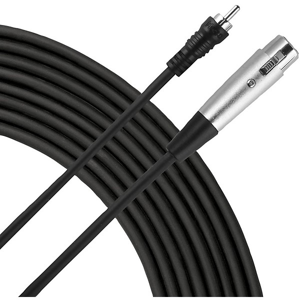 Livewire Essential Interconnect Cable RCA Male to XLR Female 5 ft. Black