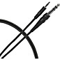 Livewire Essential Interconnect Cable 3.5 mm TRS Male to 1/4" TRS Male 10 ft. Black thumbnail