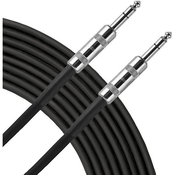 Livewire Advantage Interconnect Cable 1/4" TRS to 1/4" TRS 20 ft. Black