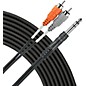 Livewire Essential Interconnect Y-Cable 1/4" TRS Male to RCA Male 6 ft. Black thumbnail