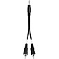 Livewire Essential Interconnect Y-Cable 3.5 mm TRS Male to RCA Male 10 ft. Black thumbnail