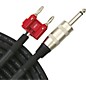 Livewire Elite 12g Speaker Cable Banana to 1/4" Male 25 ft. Black thumbnail